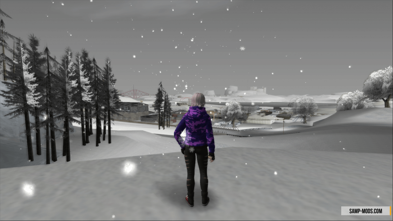 Ресурс на снег shader