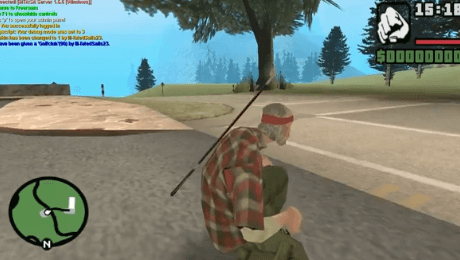 Прикрепление оружия к игроку.