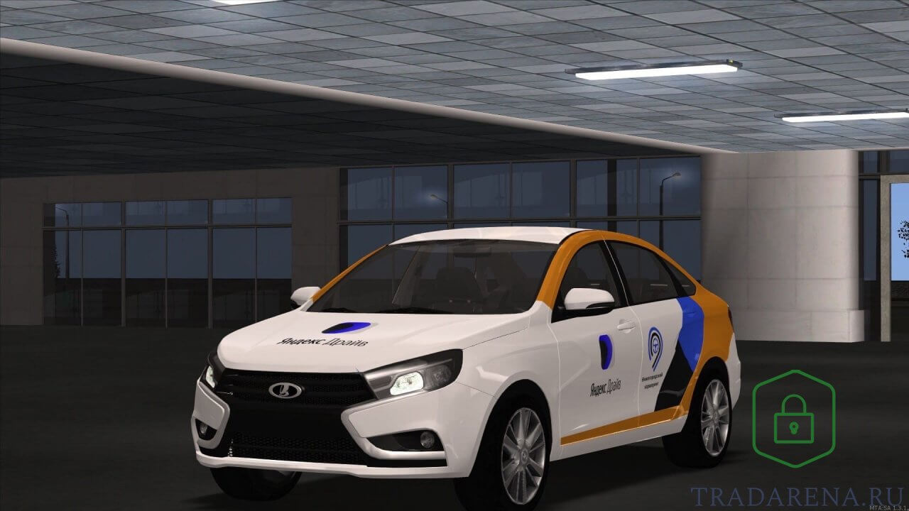 Lada Vesta в цветографике каршеринга «Яндекс Драйв»