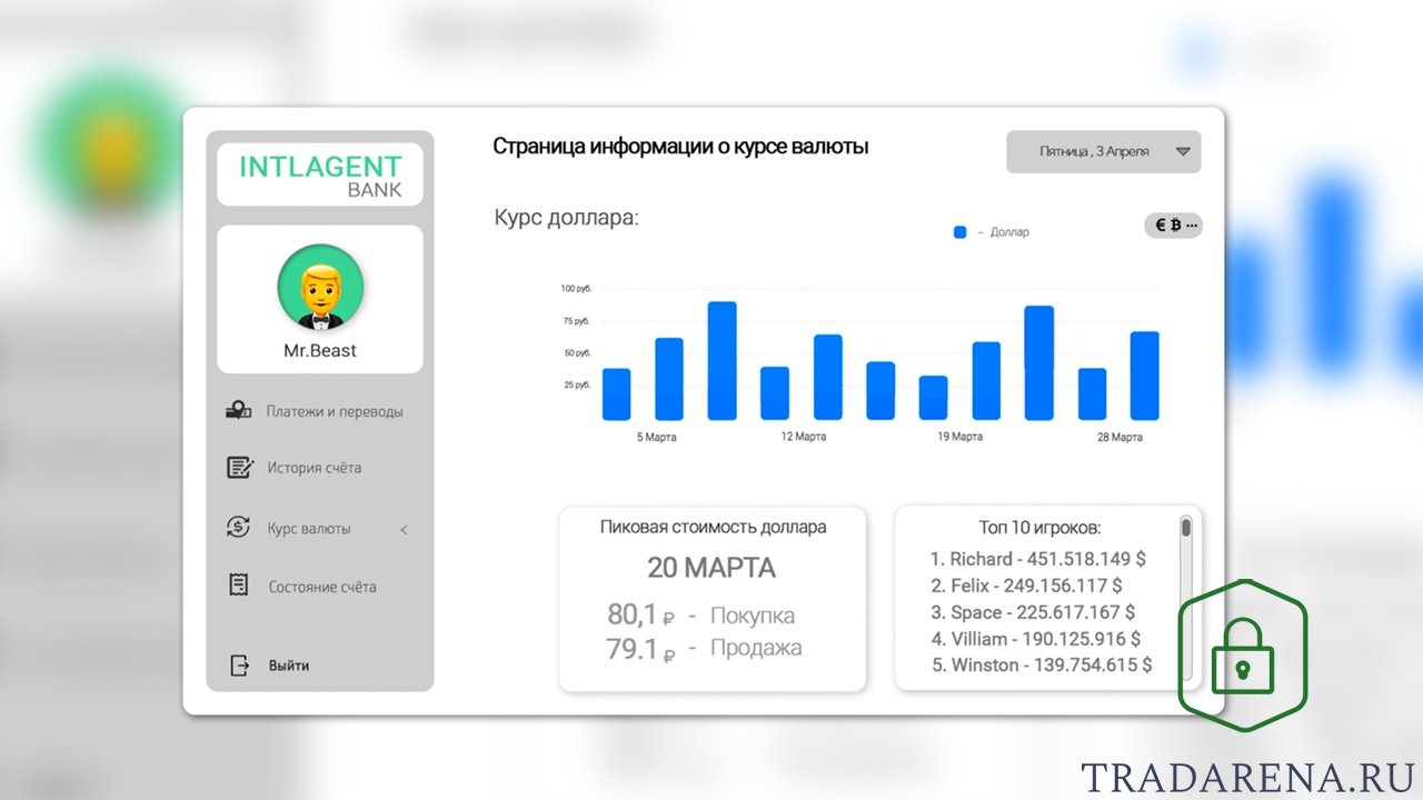 Дизайн системы банка.