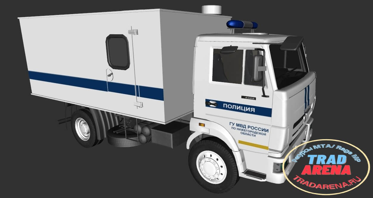 КАМАЗ 4308 - Полиция России (Автозак)