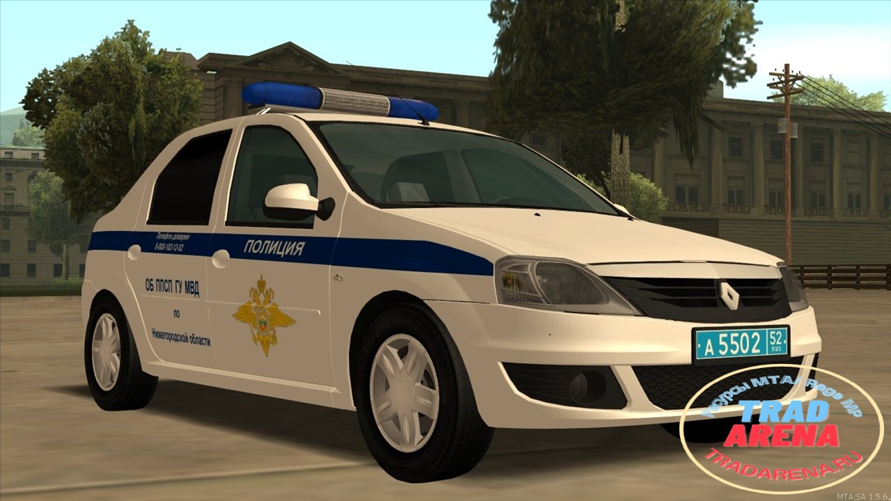 Renault Logan ОБ ППС ГУ МВД