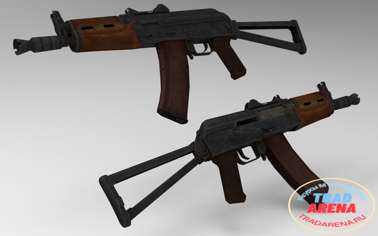 Оружие: автомат АКС-74У