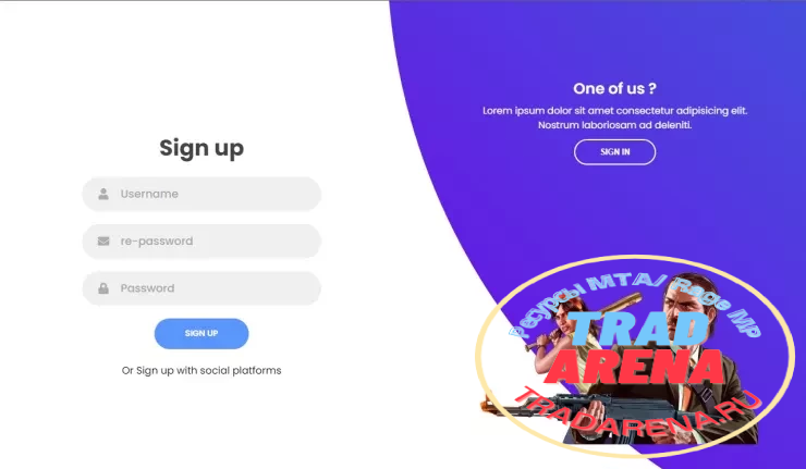 Login panel MTA version 5.0