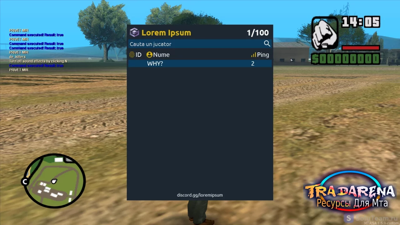 Стильный ScoreBoard (roleplay_scoreboard_owl)