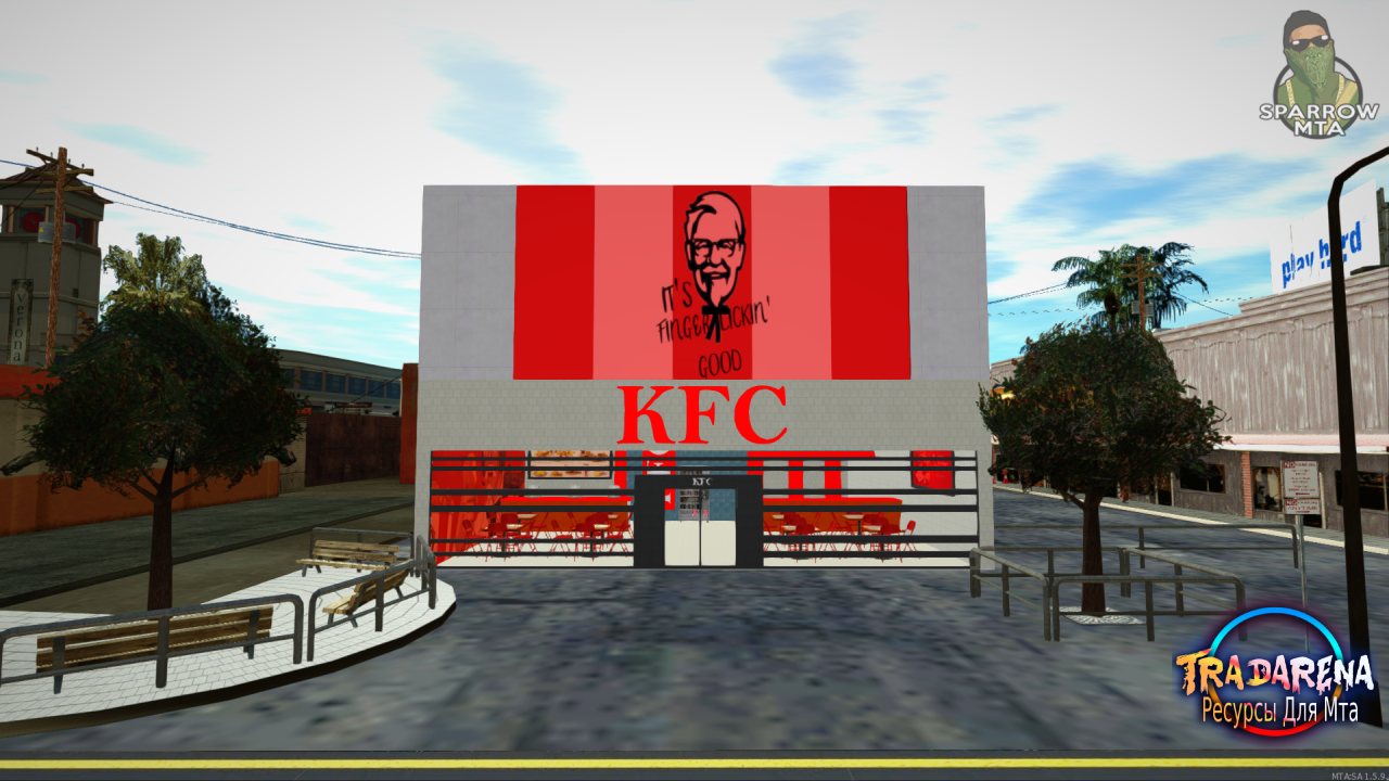 Мапинг KFC для МТА