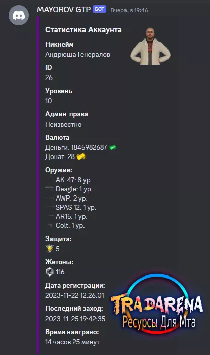 Бот для копии некст рп 2.0
