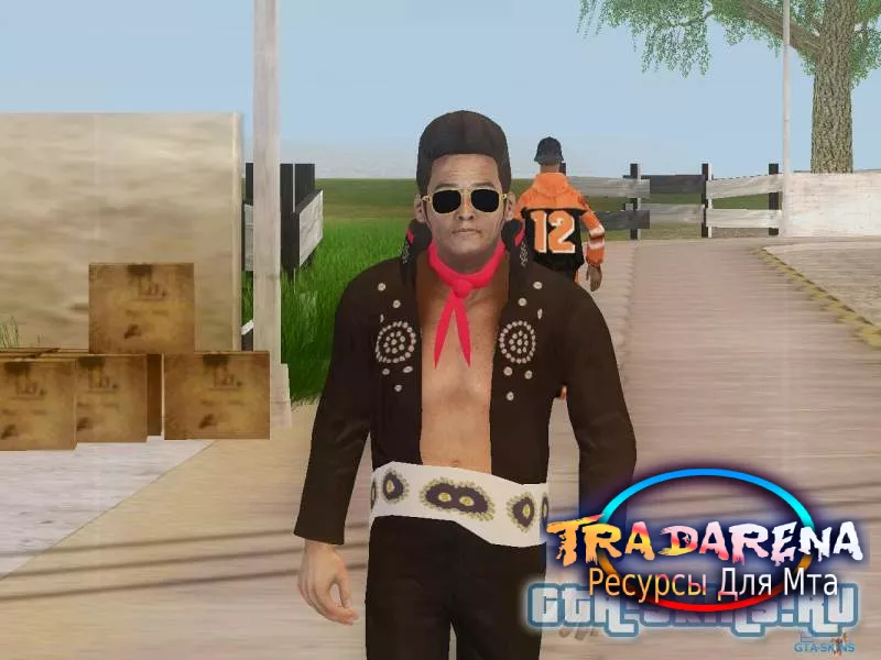 Скин Black Elvis vhmyelv для GTA San Andreas