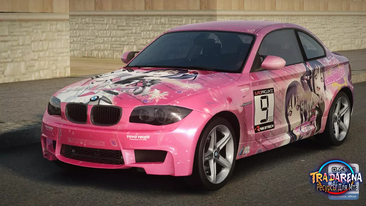 2012 BMW 1 Series M Coupe Love Live Itasha