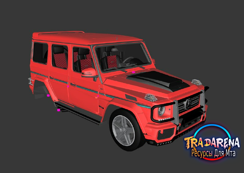 Модель Toyota Land Cruiser 200, Mercedes-Benz G65, Mercedes-Benz G63+ тюнинг (адаптация ccd)