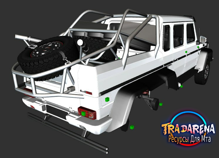 Mercedes-Benz G65 6x6 с говно-опера ЗМ
