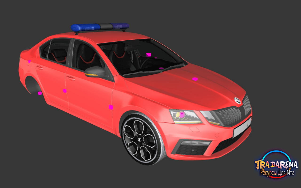 Модель Skoda Octavia RS 2017 Skoda Rapid